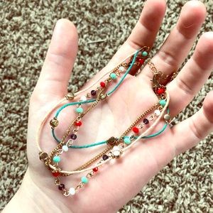 Summer boho anklet
